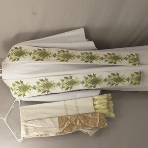 Three Ecclesiastical Vestment Stole Liturgical Scarf Pastor Sash Vintage Tippet